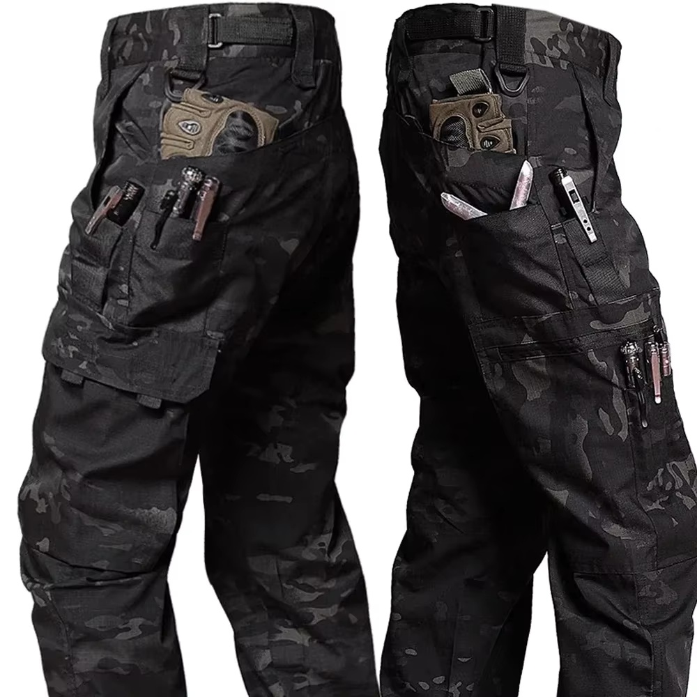 Fishing Pants Waterproof - 남성용 전술 바지 야외 작업 캐주얼