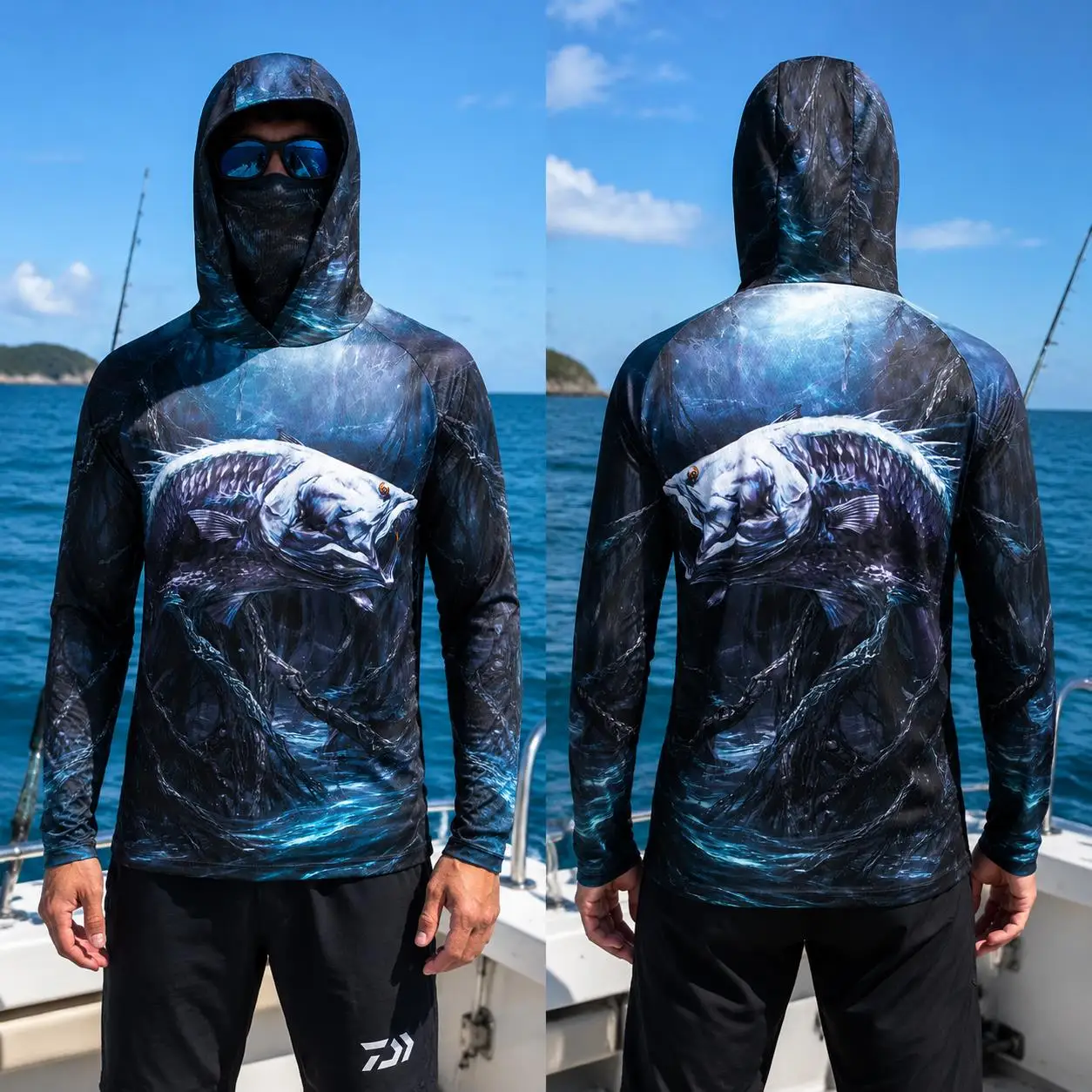 남성용 낚시용 후드 셔츠, UPF50 자외선 차단 기능 - Fishing Shirt Uv Protection 리뷰 및 가격