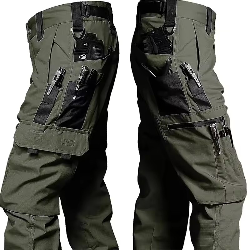 남성용 전술 바지 야외 작업 캐주얼 카고 바지 방수 멀 - Fishing Pants Waterproof 리뷰 및 가격