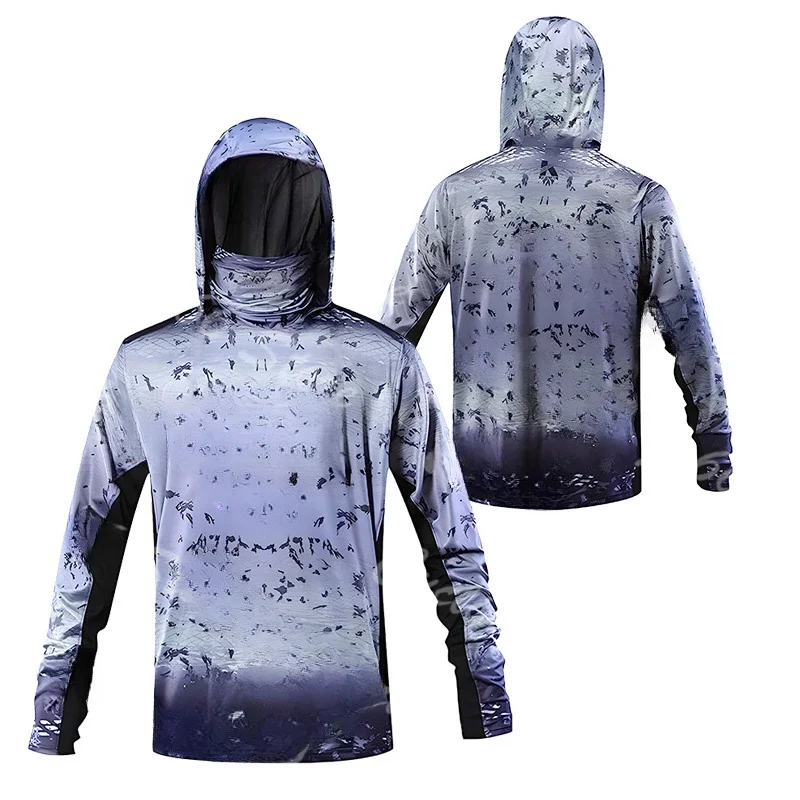 남성용 3D 프린트 후드형 낚시 셔츠, 폴리에스터 소재 - Fishing Shirt Uv Protection 리뷰 및 가격