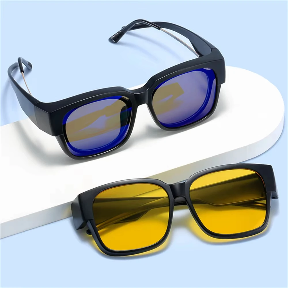 새로운 스타일의 편광 선글라스, 근시 교정 안경 위에  - Fishing Sunglasses Polarized 리뷰 및 가격